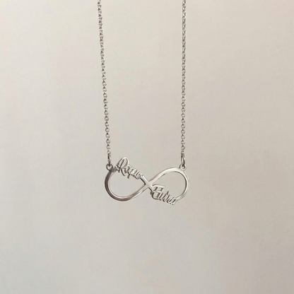 Cadena personalizada con símbolo infinito